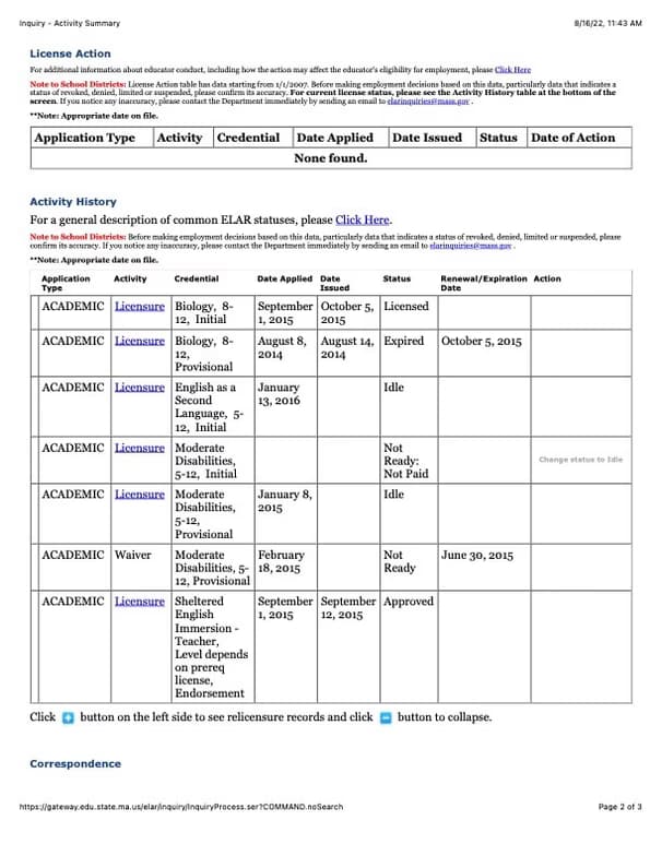 Verified degree or teaching certification of Arjun 