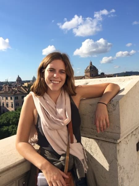 Travel snapshot of Jillian during a trip 