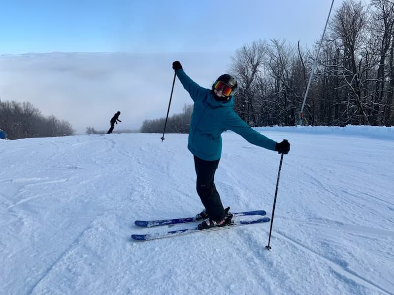 Jillianenjoying a hobby outside teaching 