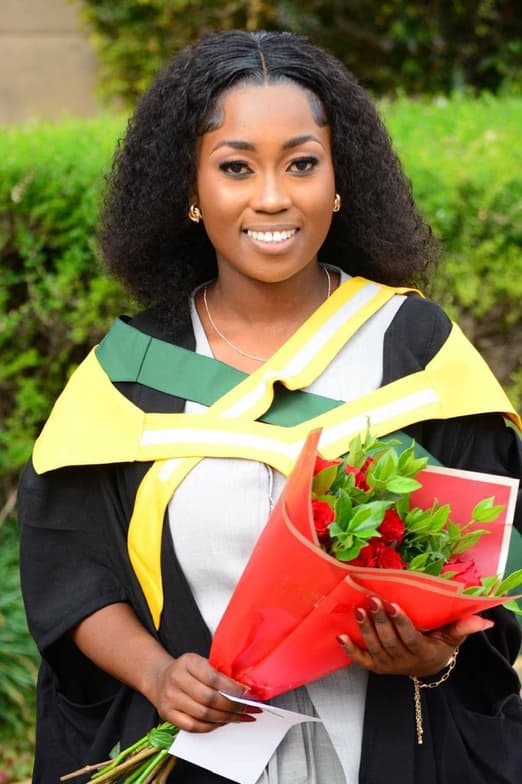 Graduation ceremony photo of Phuthego