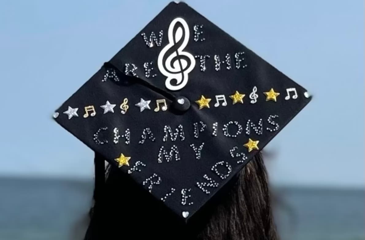 Graduation ceremony photo of Georgette 