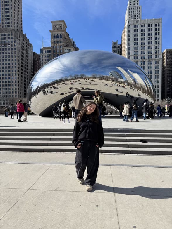 Travel snapshot of Azaliia during a trip 