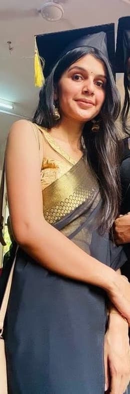 Graduation ceremony photo of Richa 
