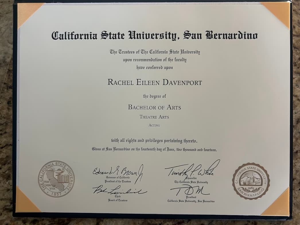 Verified degree or teaching certification of Malcolm 