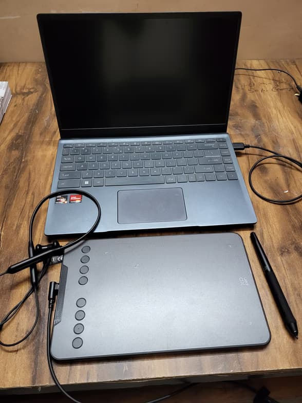 Teaching setup of Himanshu for private tutoring 