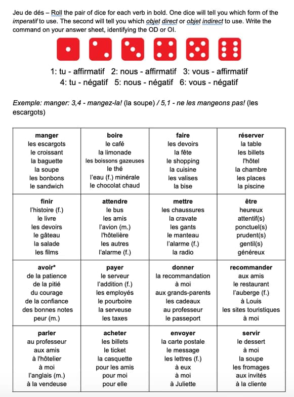 French learning materials by Tim 