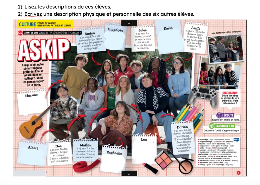 French learning materials by Tim 