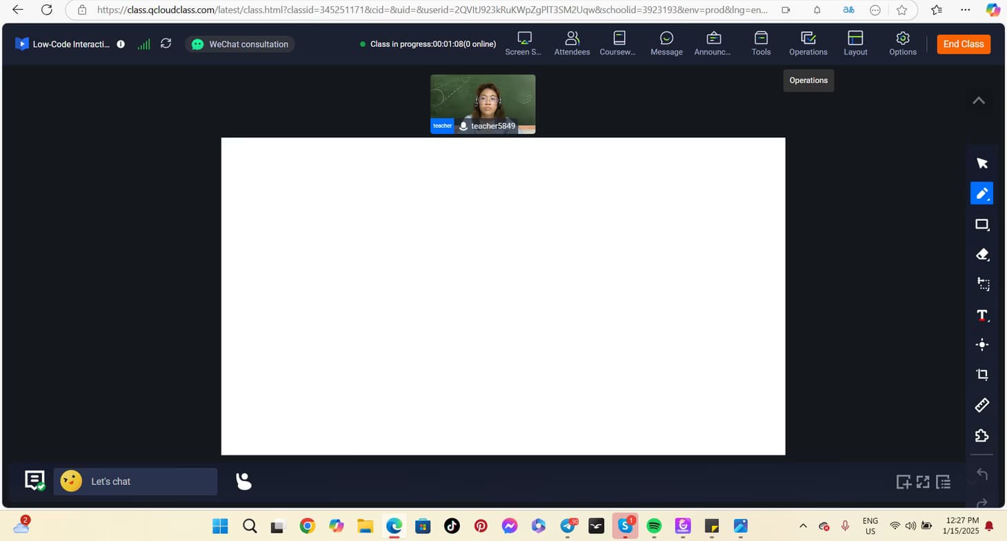Live performance with English by Ara Mae 