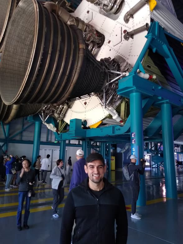 Gabrielenjoying a hobby outside teaching 