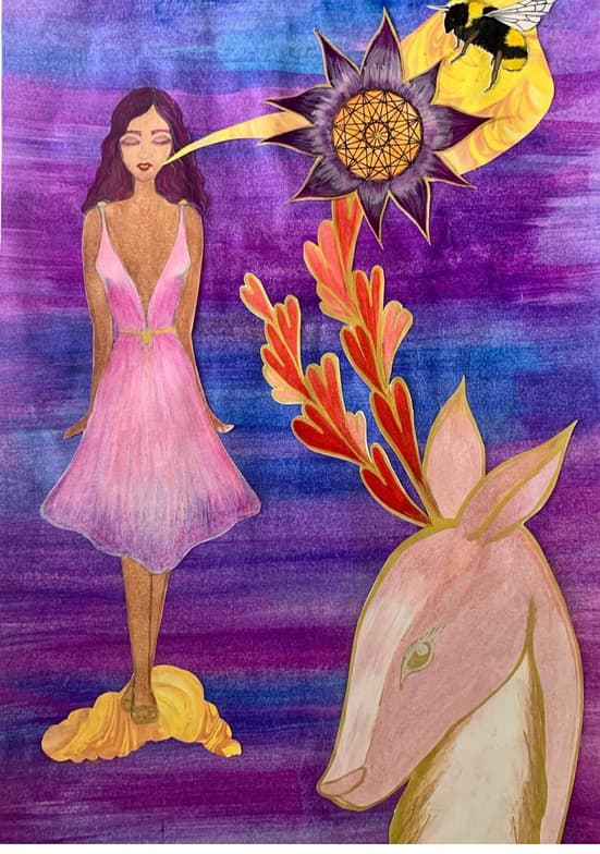 Umaenjoying a hobby outside teaching 