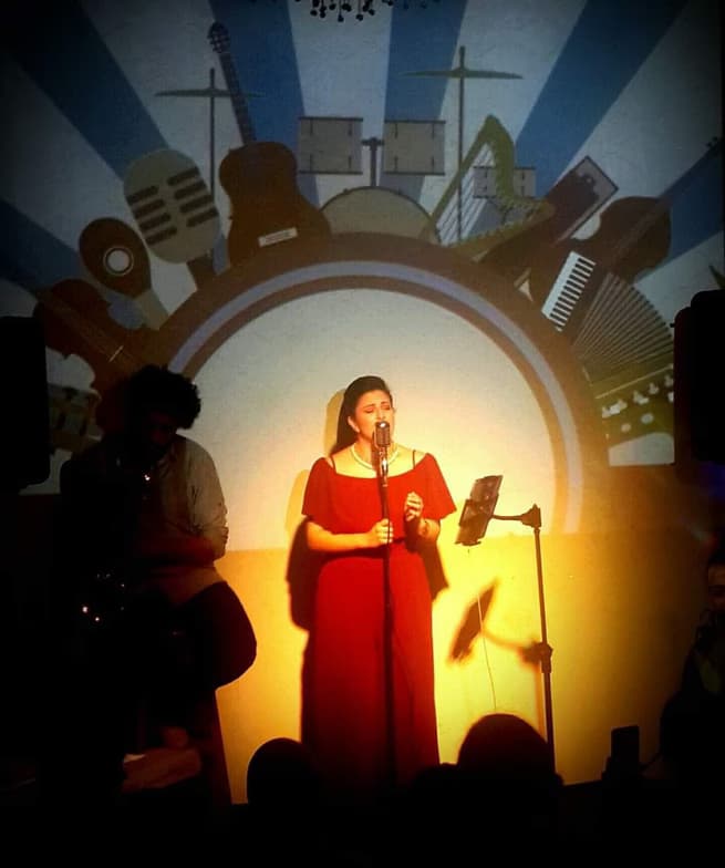 Salmaenjoying a hobby outside teaching 