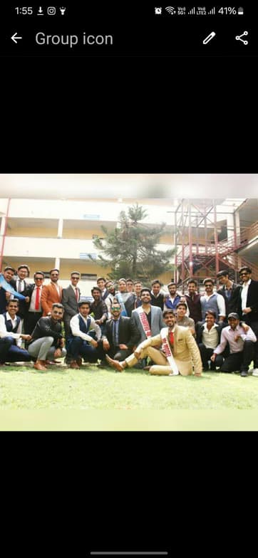 Graduation ceremony photo of Ravi  