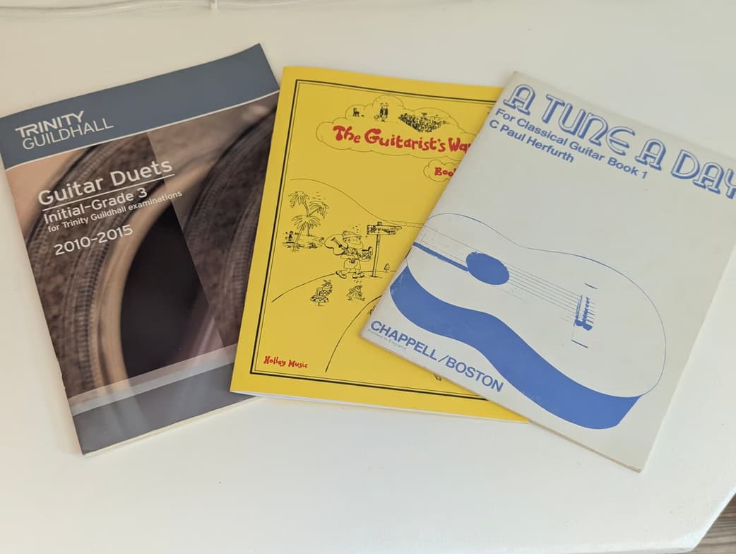 Guitar learning materials by Christopher 