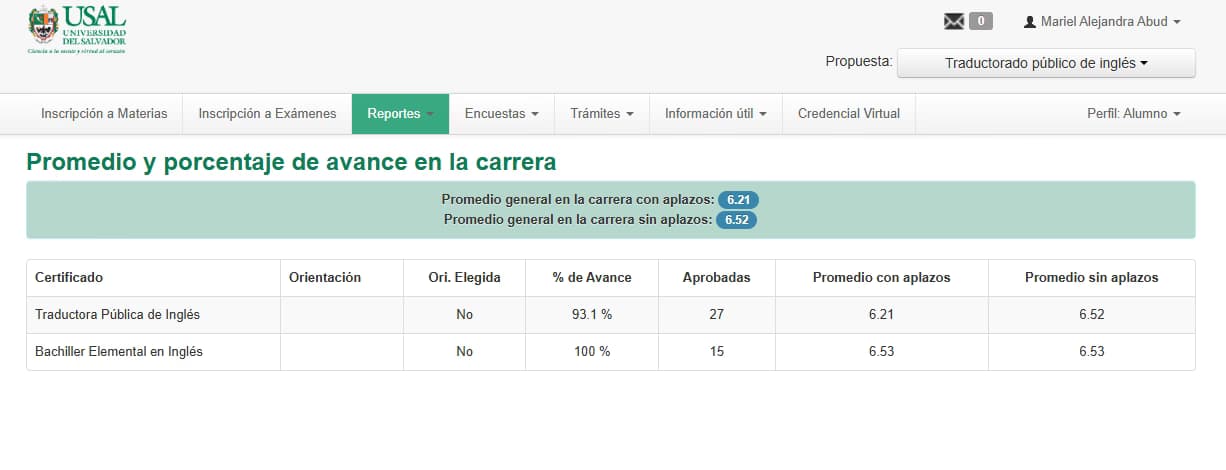 Verified degree or teaching certification of Mariel