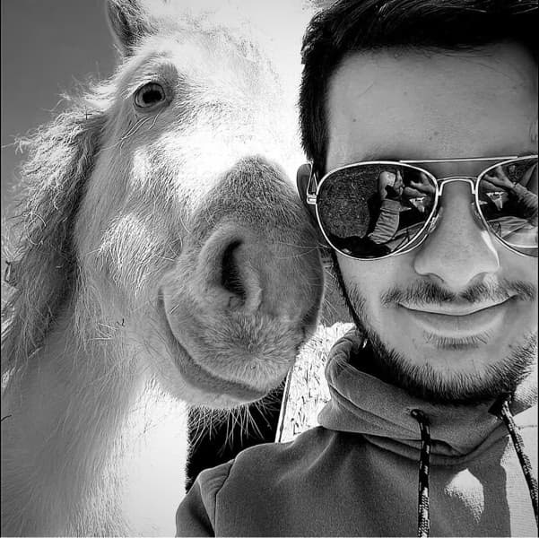 Brian enjoying a hobby outside teaching 