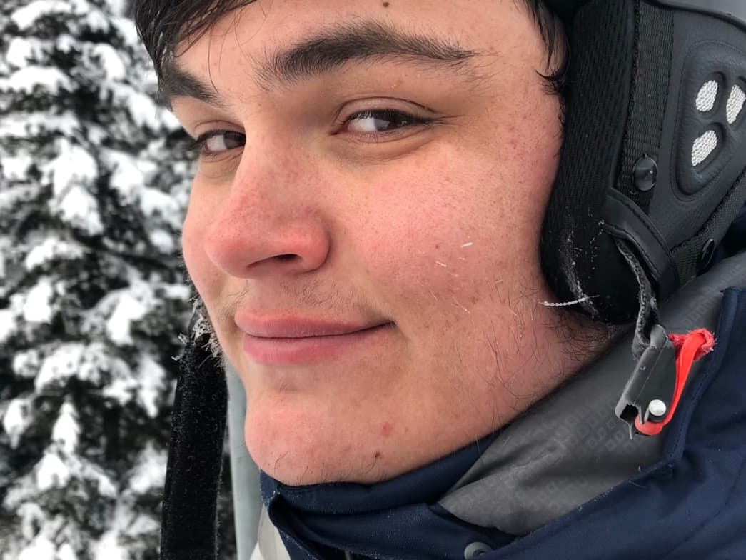 Travel snapshot of Eli during a trip 