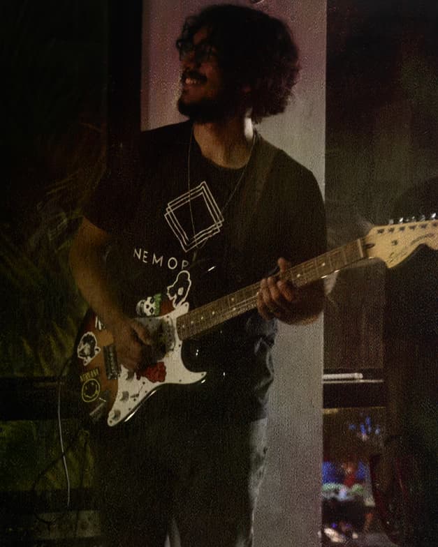 Satchitenjoying a hobby outside teaching 