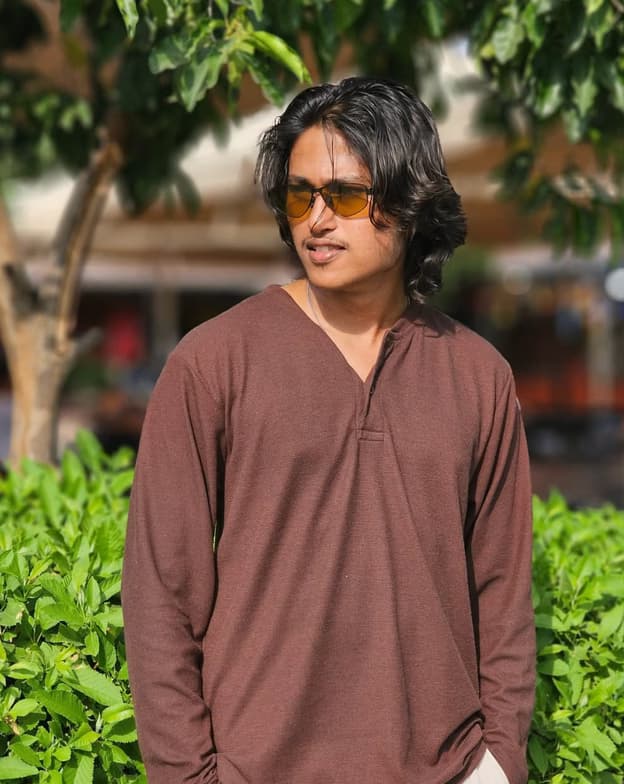 Travel snapshot of Navaneeth during a trip 