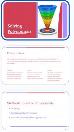 Mathematics learning materials by Meghan 