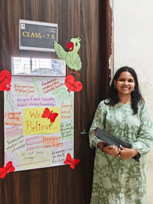 Artienjoying a hobby outside teaching