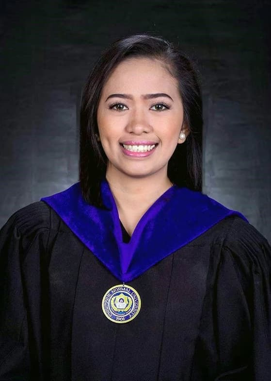 Graduation ceremony photo of Anna 