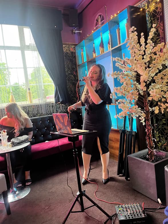 Emilyenjoying a hobby outside teaching 