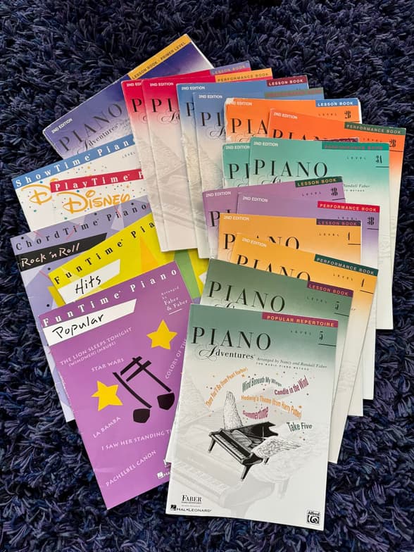 Piano learning materials by Douglas 