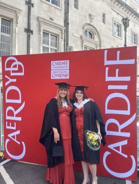 Graduation ceremony photo of Louisa 