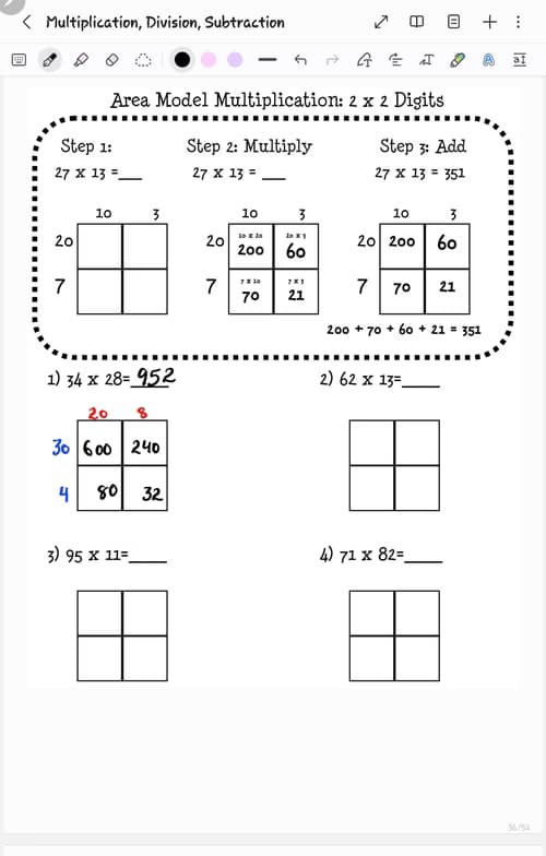 Mathematics learning materials by Parveen