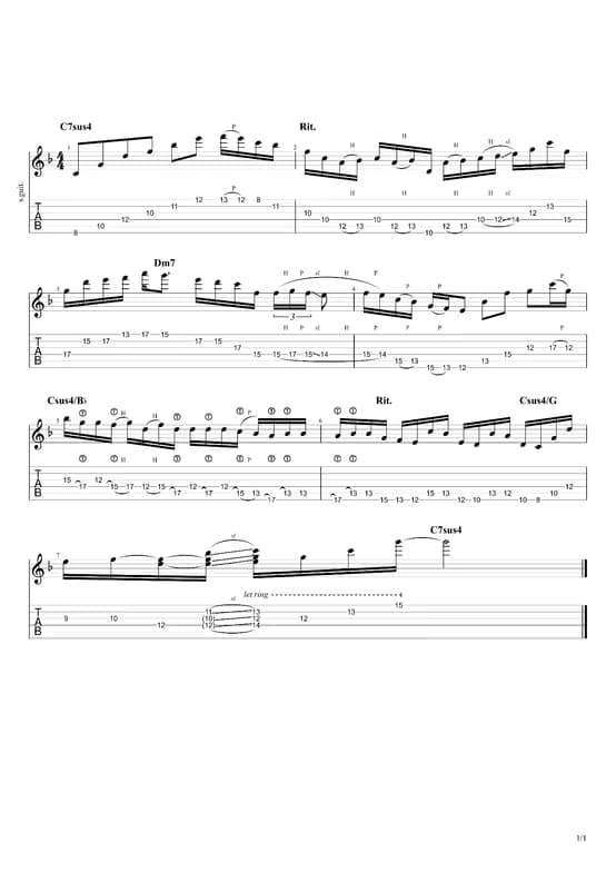 Guitar learning materials by Nikk 