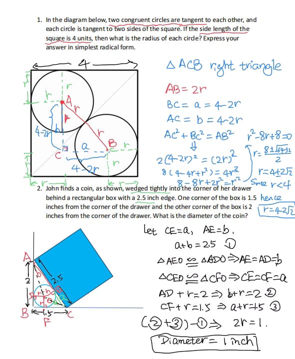 Mathematics learning materials by Q