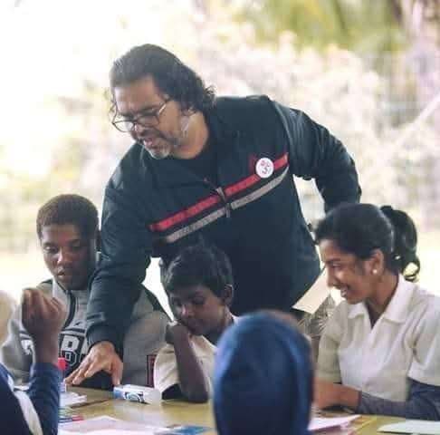 Ziadenjoying a hobby outside teaching 
