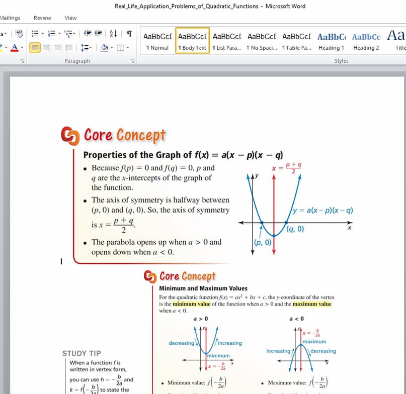 Mathematics learning materials by Pradipti 