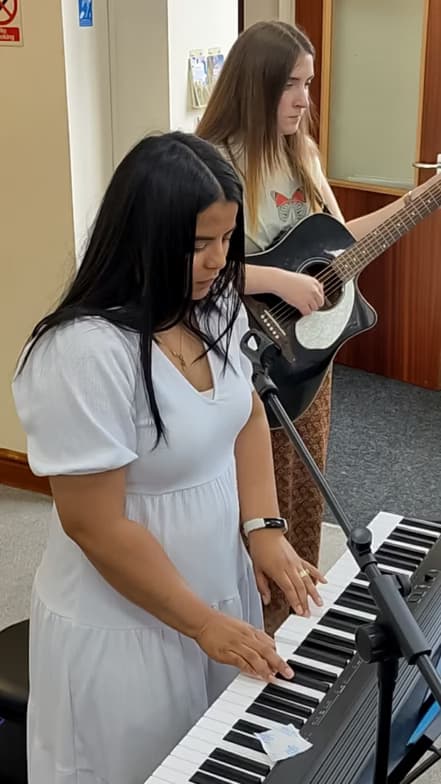 Aitchel  Aideenjoying a hobby outside teaching 