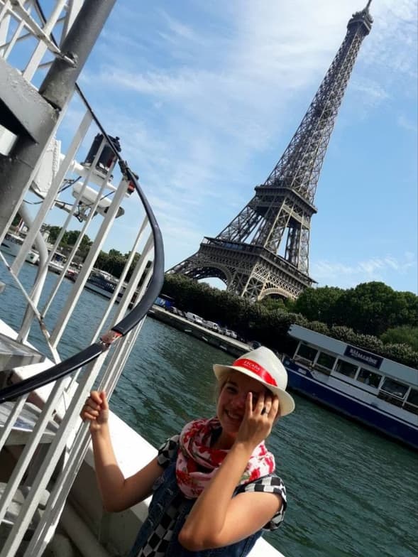 Travel snapshot of Anastasiia during a trip 