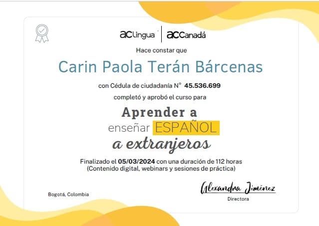 Verified degree or teaching certification of Cary 