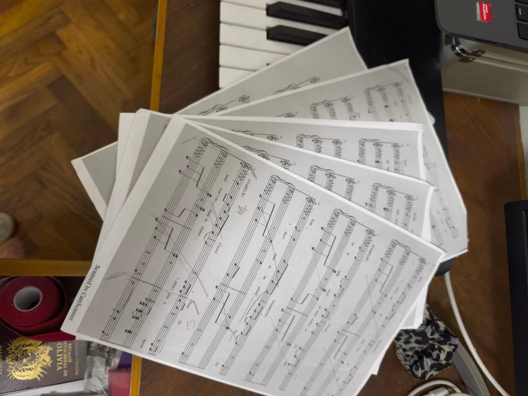 Singing learning materials by Michelle