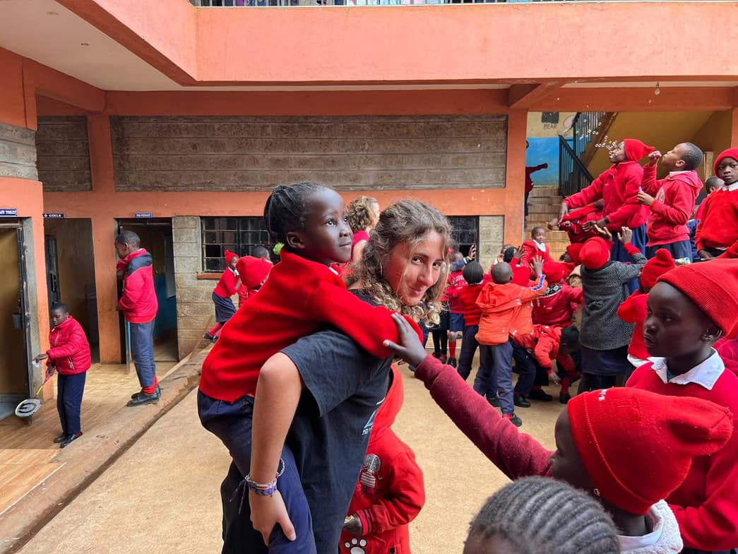 Travel snapshot of Michela during a trip