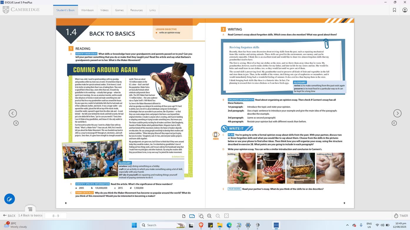 English learning materials by Brixter 