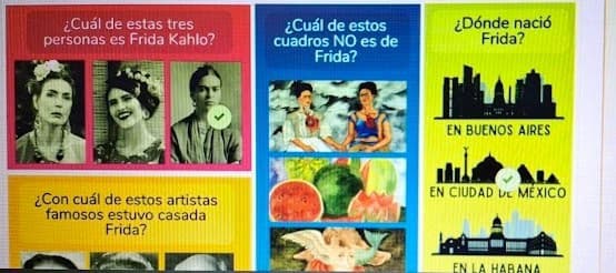 Erika conducting a lesson 