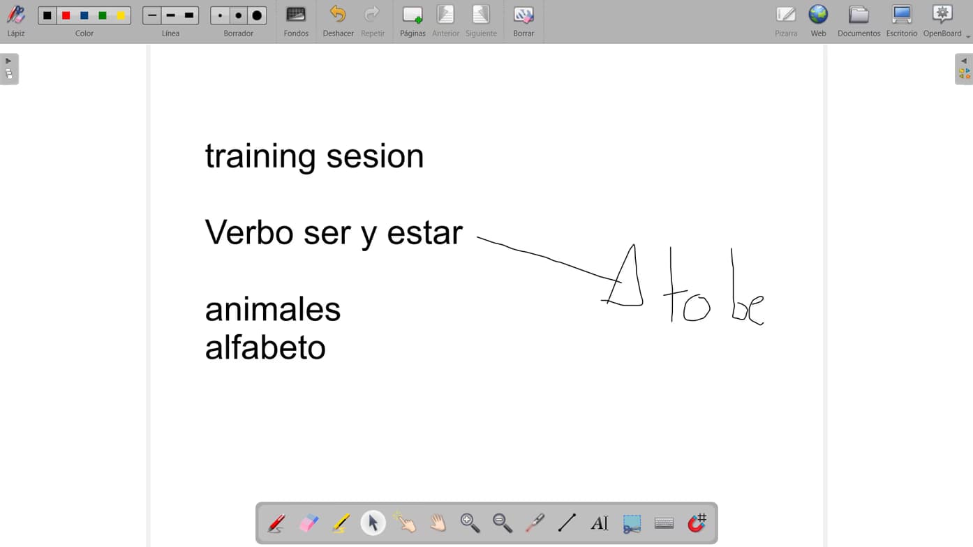 Live performance with Spanish by Valentina 