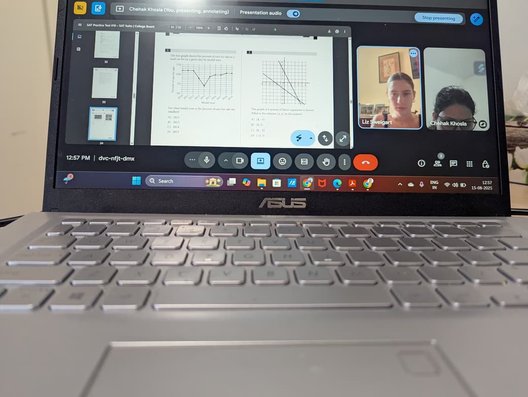 Chehak conducting a lesson 