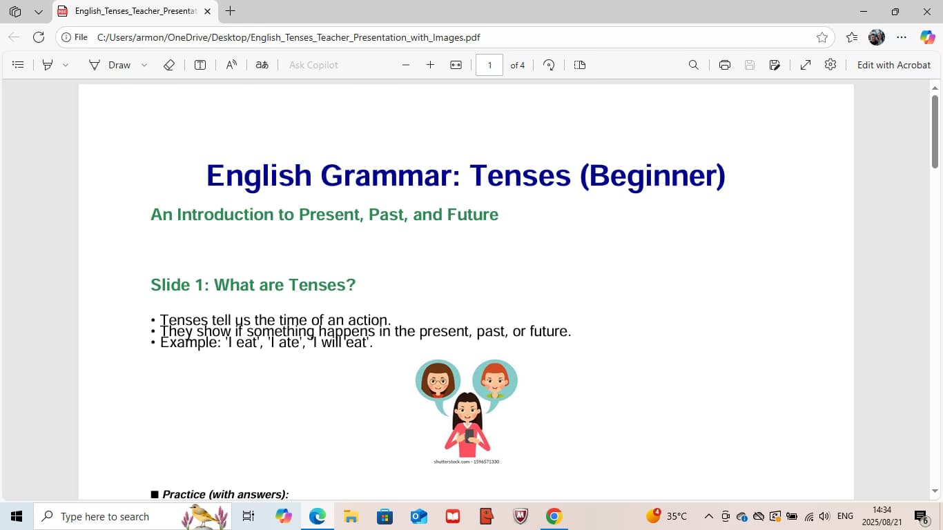 English learning materials by Armoné  