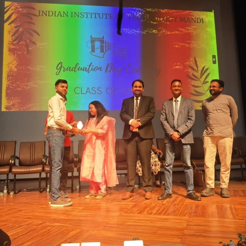 Graduation ceremony photo of RITESHKUMAR