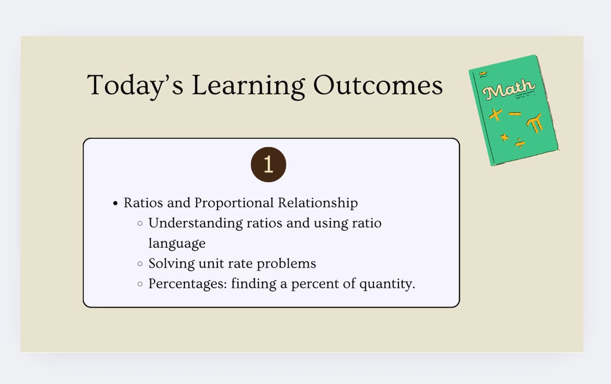 Mathematics learning materials by Lucy 