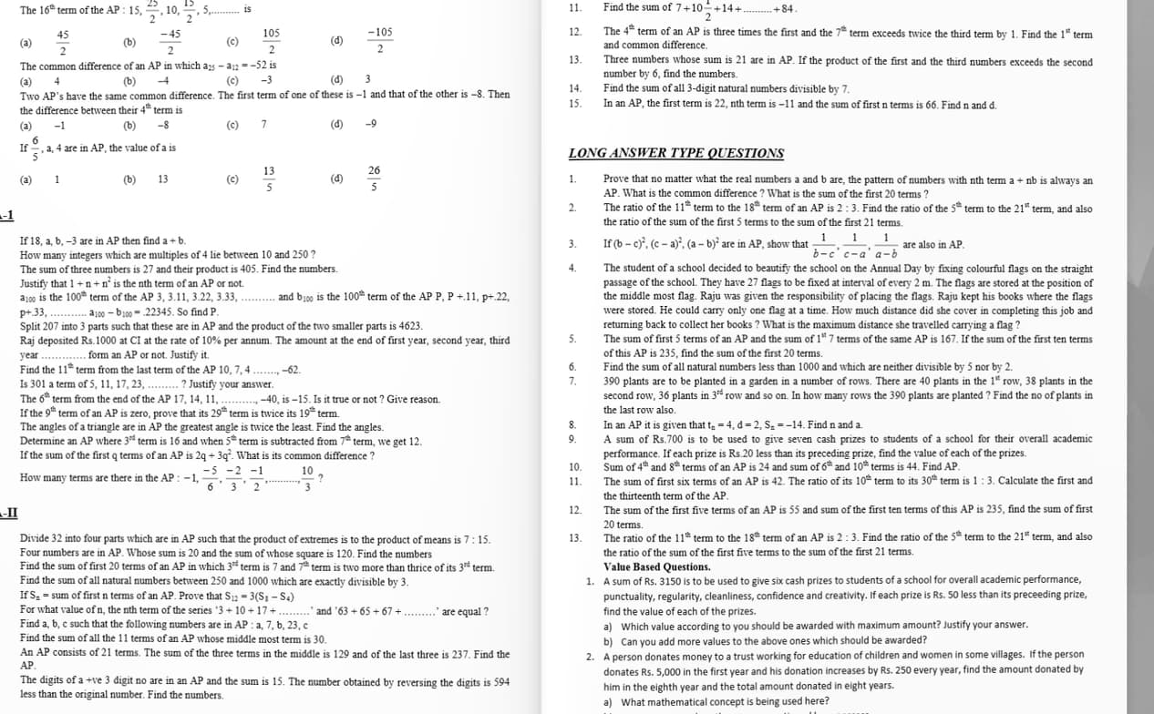 Mathematics learning materials by Sumit 