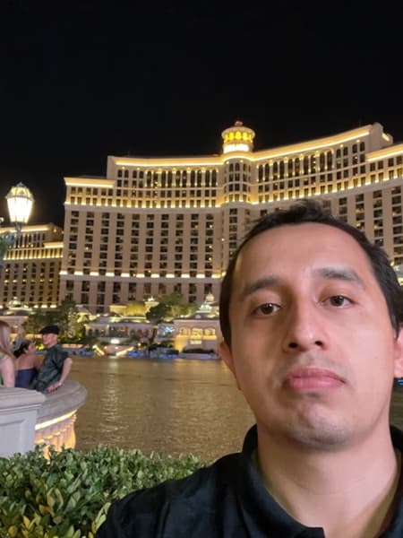 Travel snapshot of Pablo during a trip 