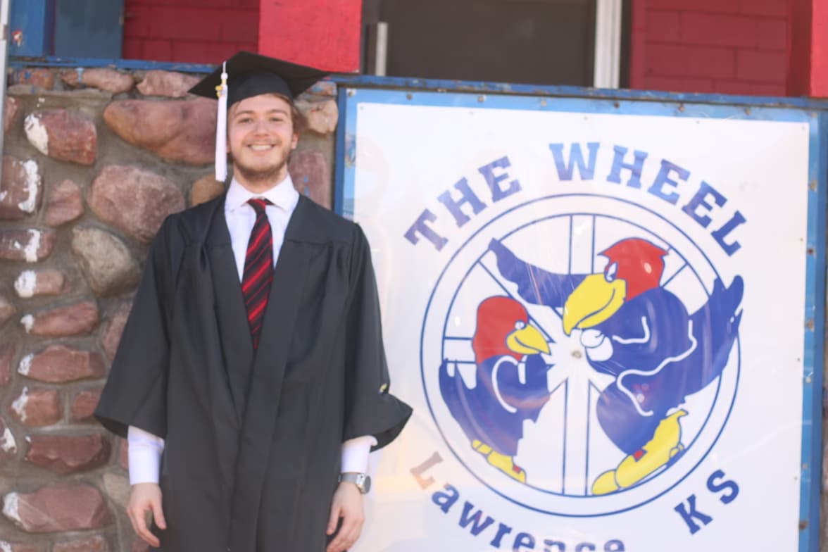 Graduation ceremony photo of Paulo 