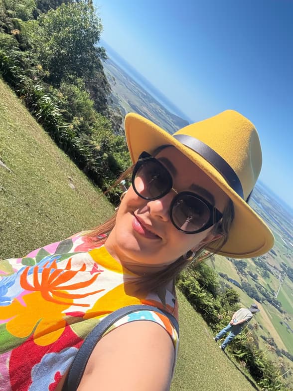 Travel snapshot of Zeina during a trip 