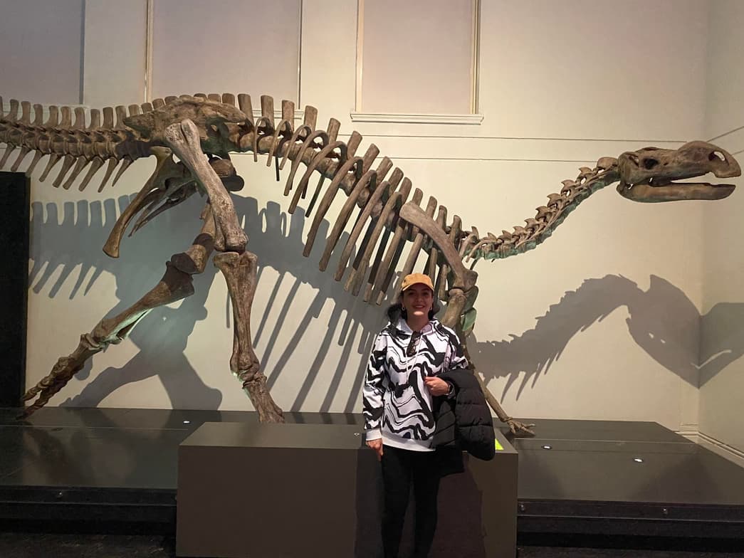 Zeinaenjoying a hobby outside teaching 